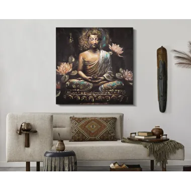 Malowanie na Płótnie Budda -A- 100X3X100 cm
